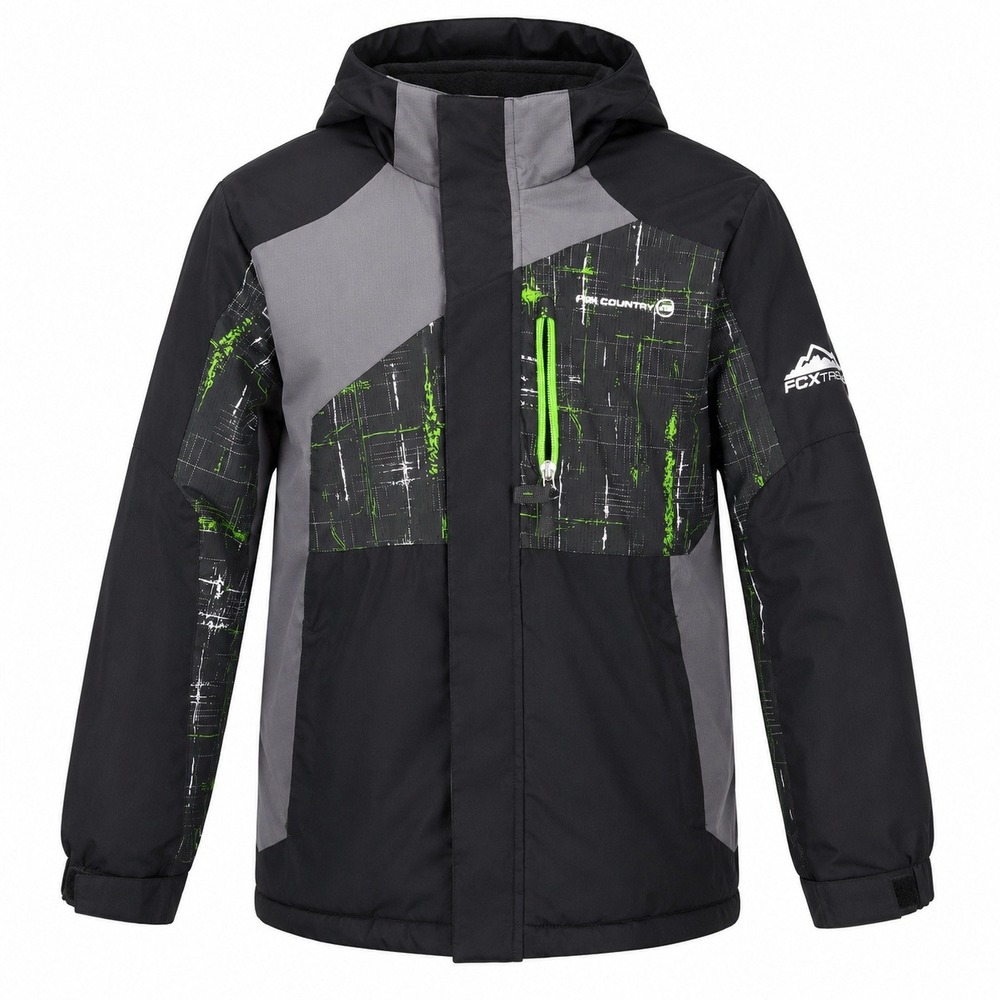 Free Country Youth Boys Winter Jacket M 10-12 Extreme Performance Ski Coat